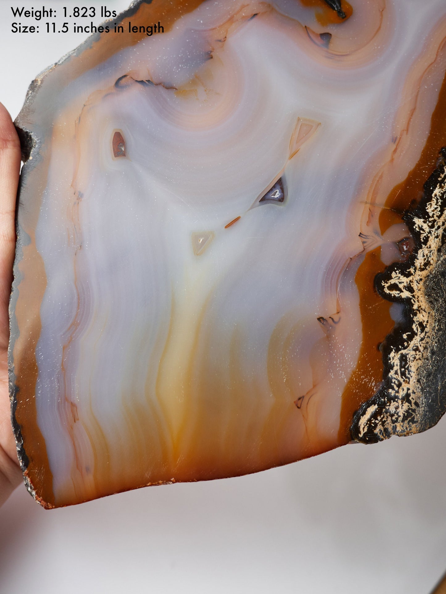 Natural Banded Agate Slab