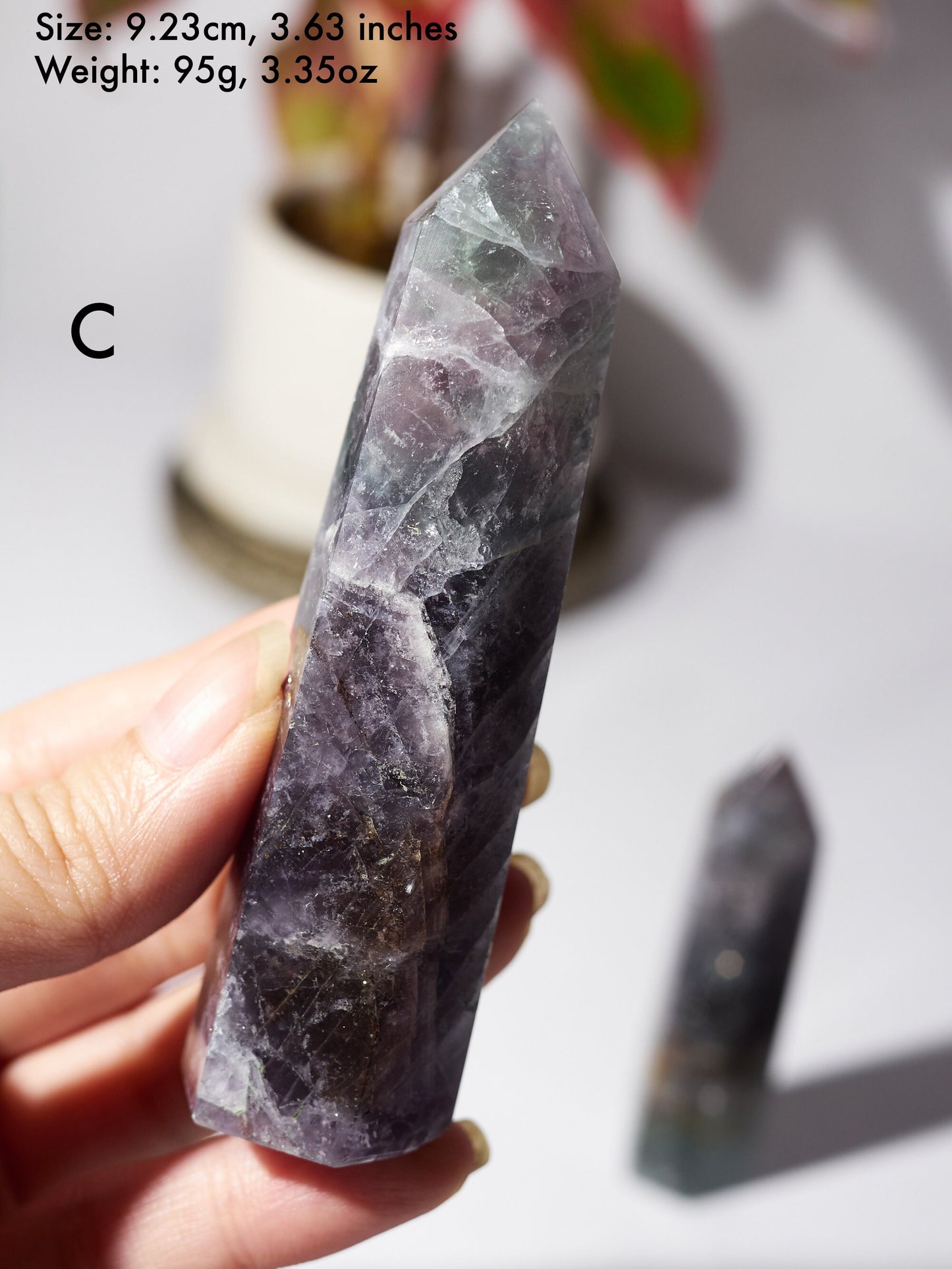 Fluorite With Pyrite Inclusions Tower