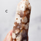 Carnelian Flower Agate Tower