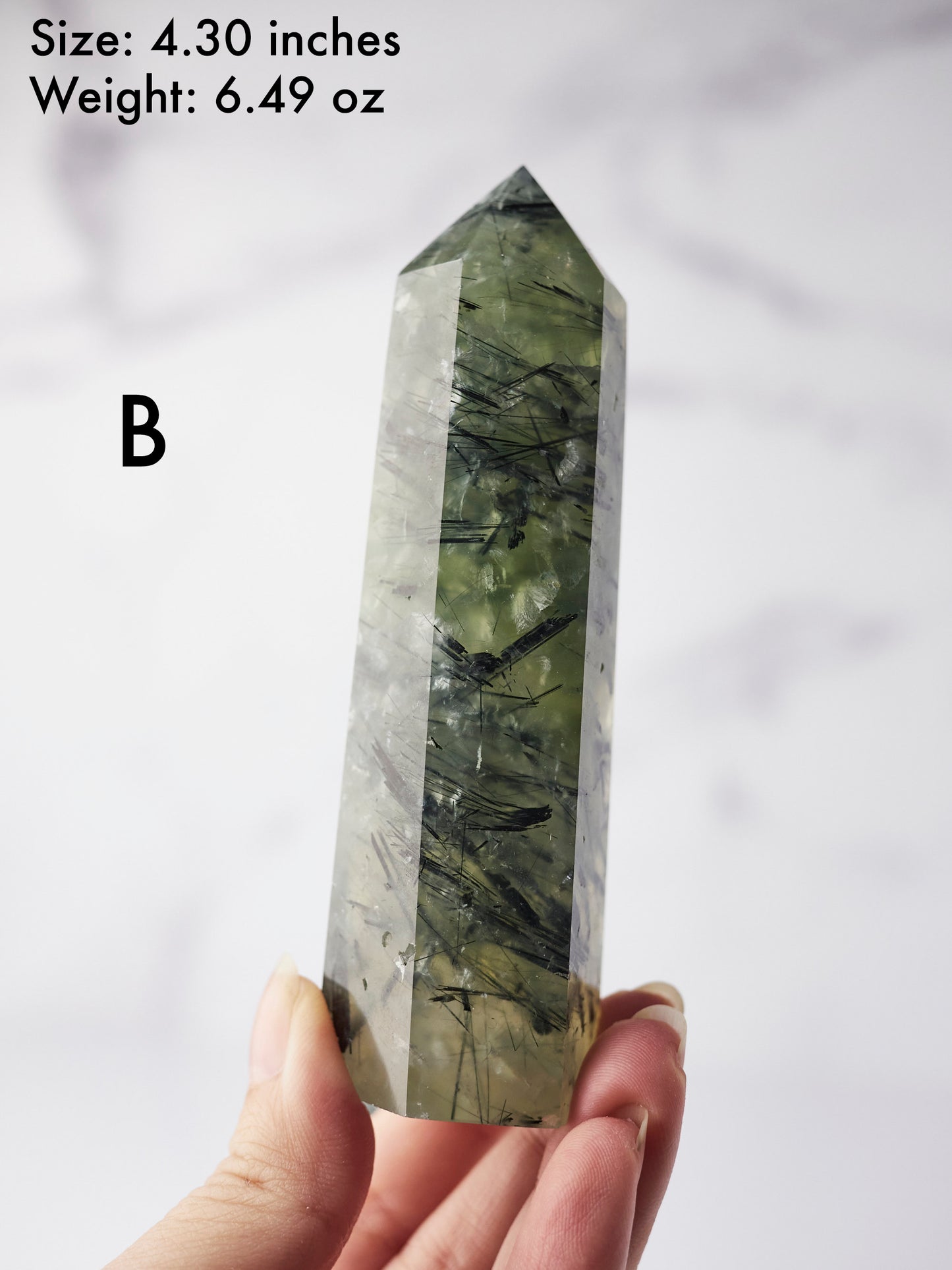 Prehnite with Epidote Tower