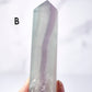 Lavender Yttrium Fluorite Tower