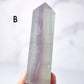 Lavender Yttrium Fluorite Tower