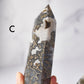 Marcasite, Quartz and Agate Tower