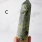 Prehnite with Epidote Tower