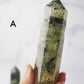 Prehnite with Epidote Tower