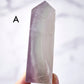 Lavender Yttrium Fluorite Tower