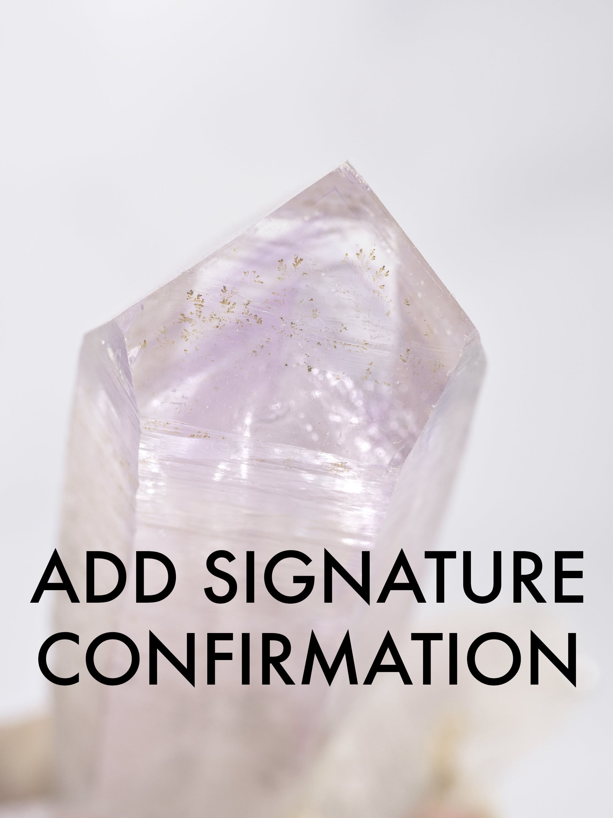 Add On Signature Confirmation – Oh Crystal Honey